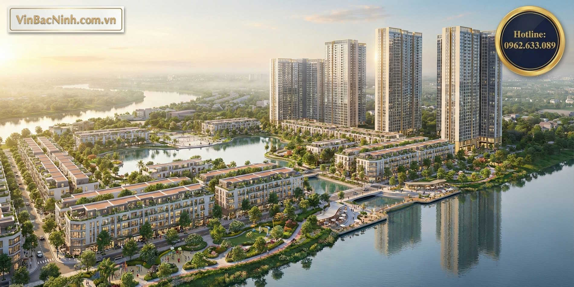 Vinhomes Bắc Ninh - Đại Đô Thị Hòa Long 268ha Bên Sông Cầu | Thông Tin Quy Hoạch, Vị Trí, Tiến Độ & Giá Bán